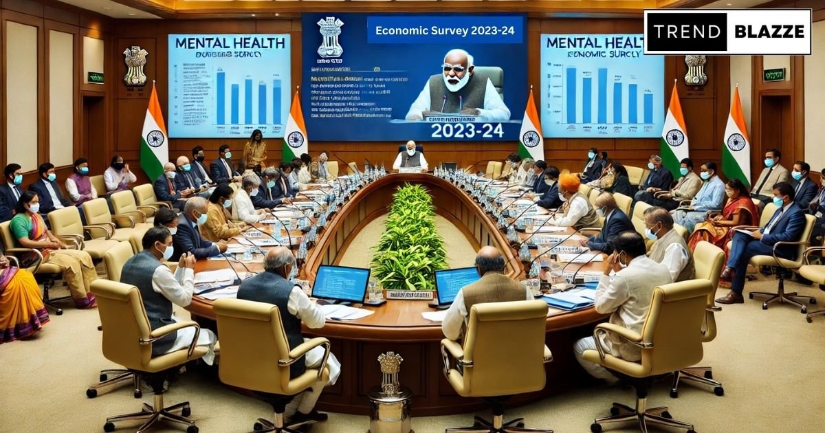 Economic Survey 2023-24: Concerns Over Rising Mental Health Issues Among Indians
